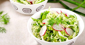 flex health and wellness recipes cabbage raddish slaw