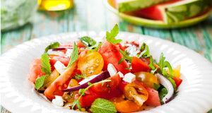 flex health and wellness watermelon and feta salad healthy recipes