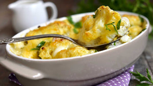 Garlic and Herb Roasted Cauliflower Casserole The Perfect Side Dish to Your Holiday Roast