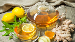 Ginger, Astragalus Tea For Sore Throat