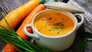 Butternut Squash, Carrot and Apple Soup