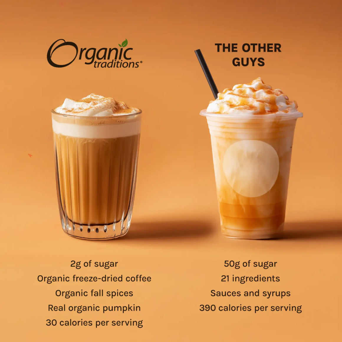 Organic Traditions Pumpkin Spice Latte